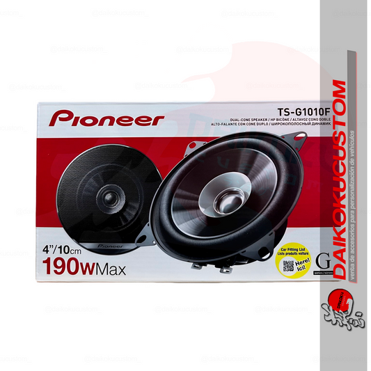 Parlantes 10cm 190w Pioneer Ts-G1010f