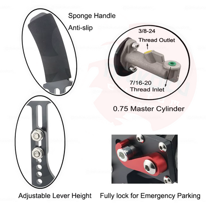 Freno Mano Hidraulico Tipo Drift E-Brake H40-10