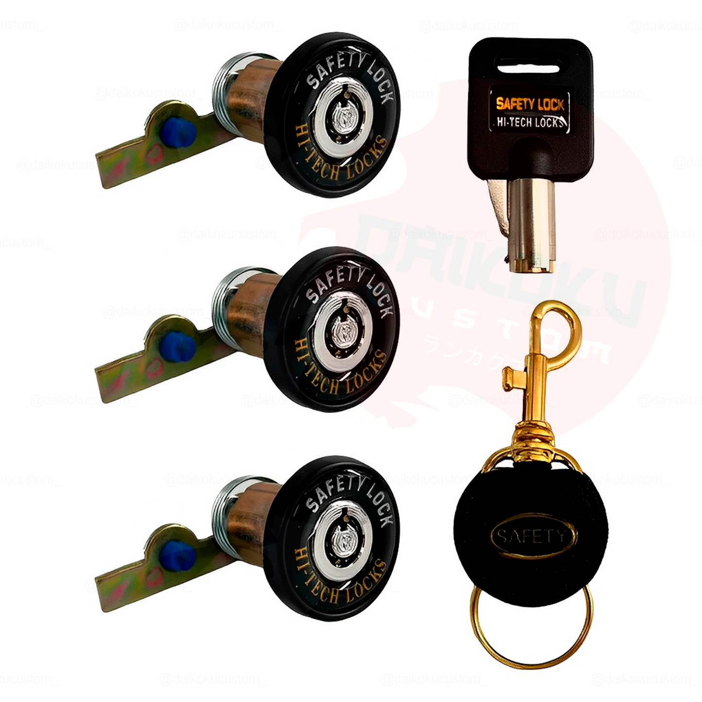 Chapas 3 Para Puerta Con Llave