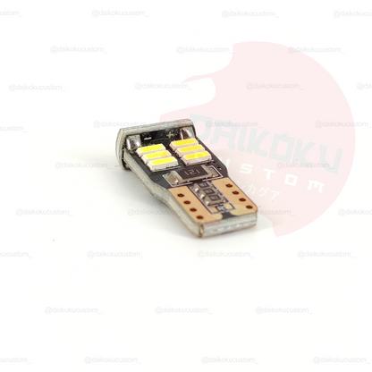 1 Ampolleta Led T10 4014 18 Led Canbus 12v Blanco