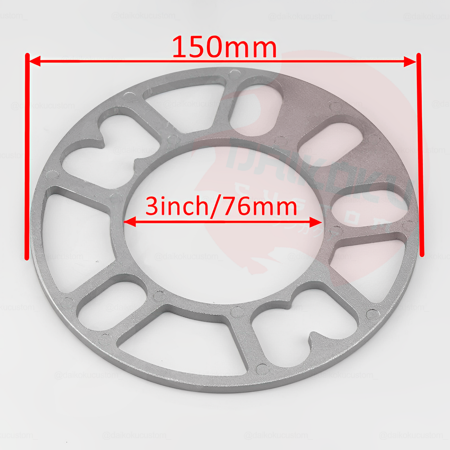 2 Espaciador Desplazador 8mm