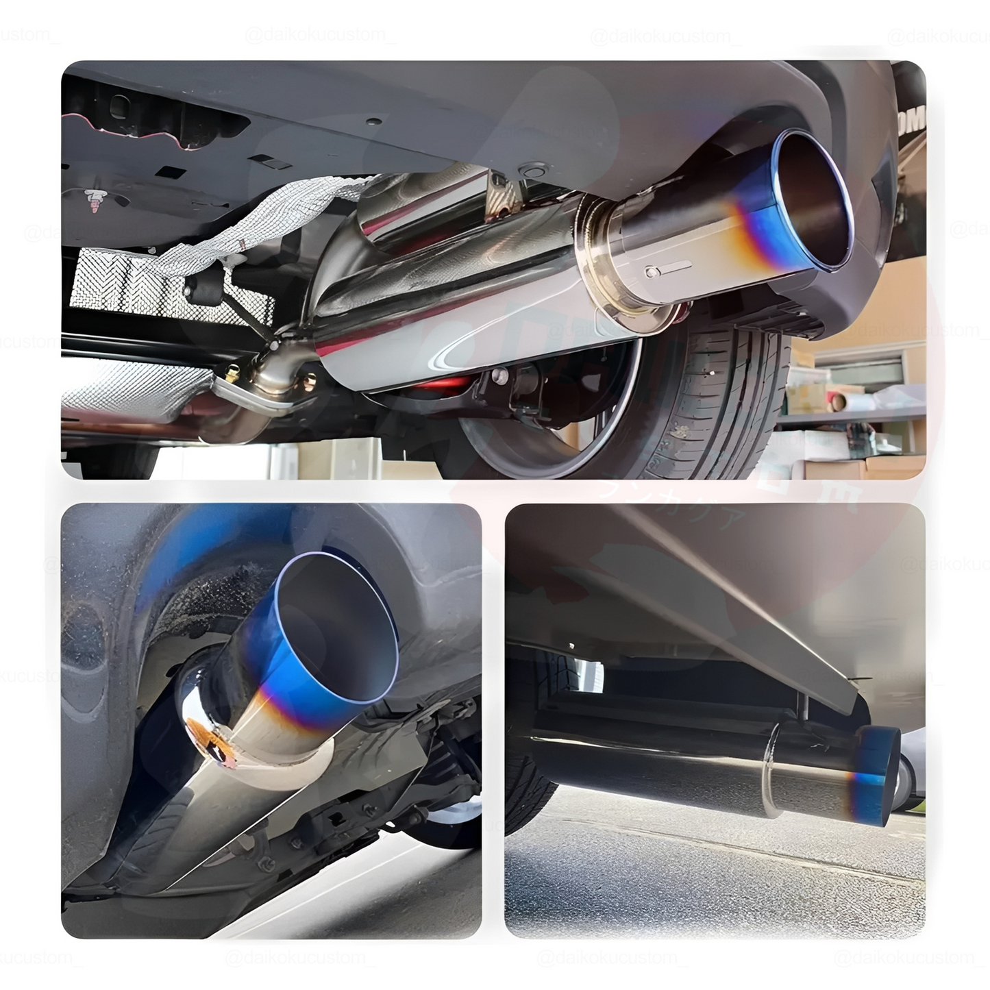 Escape Alto Flujo Hks Entrada 3.5" Salida 3.5" Ionizado Xl