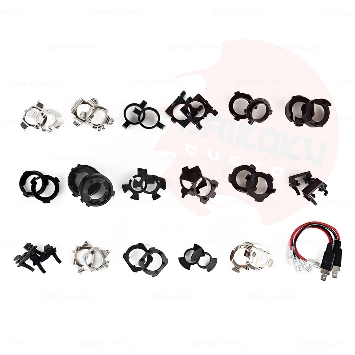 Caja Soportes Adaptador Turbo Led Diferentes Modelos H53-40