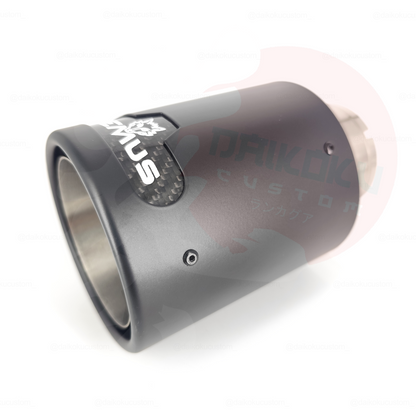 Cola Escape Remus Entrada 2.5" Salida 4” Negro Inoxidable