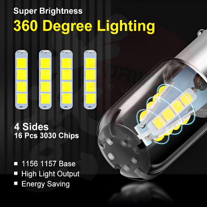 2 Ampolletas S25 16 Led H29-25b