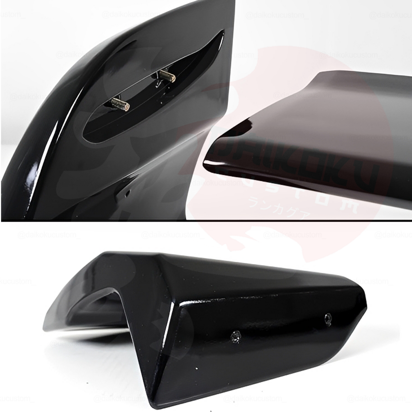Aleron Spoiler Mitsubishi Lancer Evo 7 8 9 Glx Negro Brillante Plastico