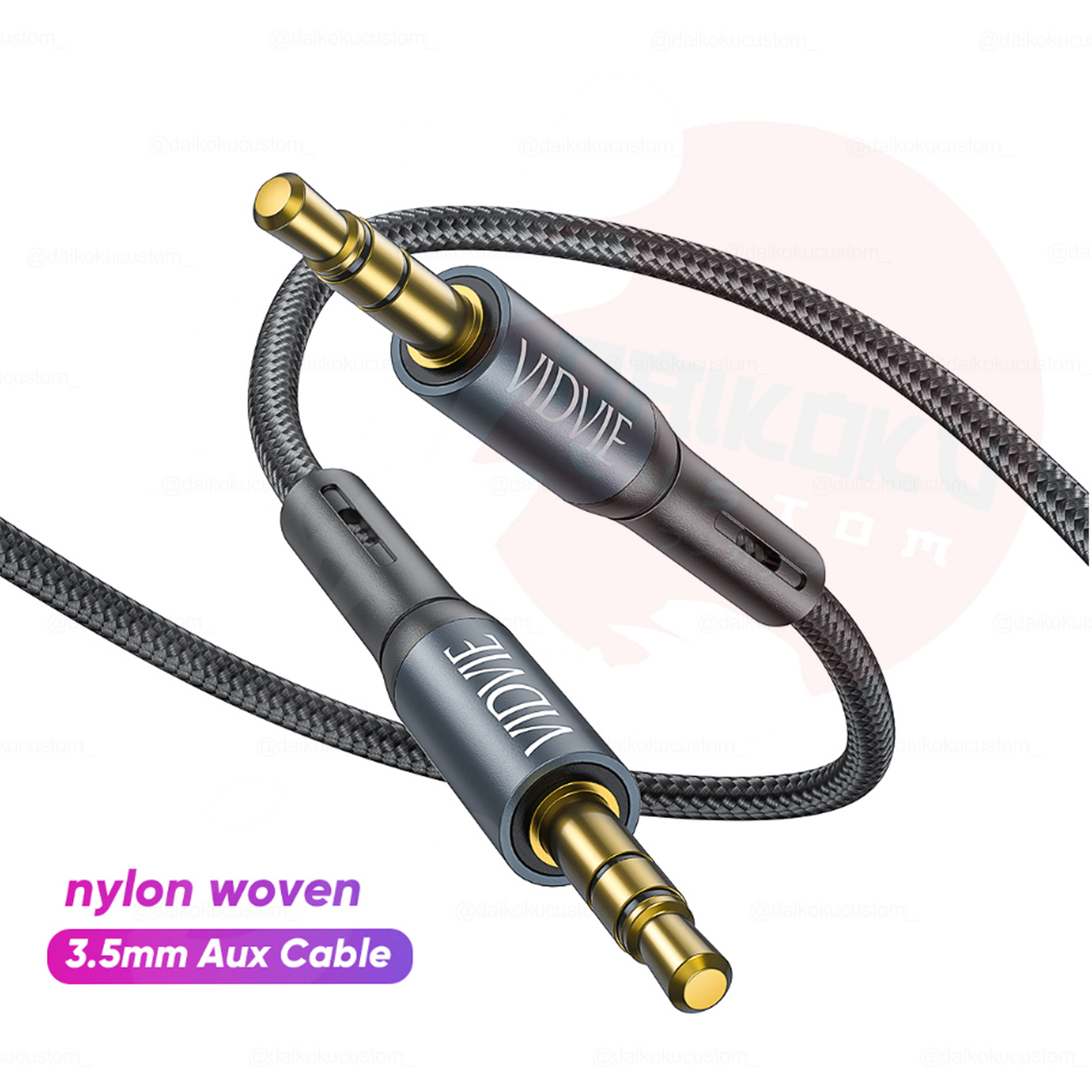 Cable Auxiliar 150cm Jack 3.5mm Vidvie Al1110 10805