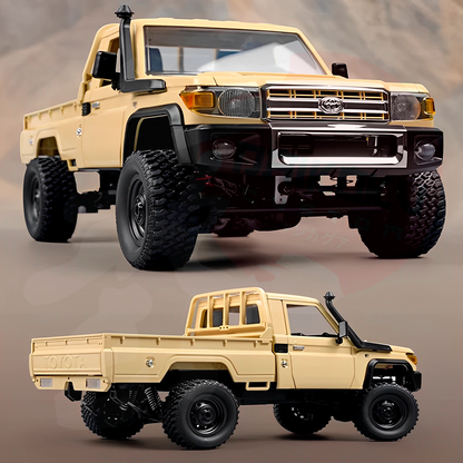 Auto Escala 1:12 4x4 Rc Camioneta Toyota Land Cruiser Lc79 Beige