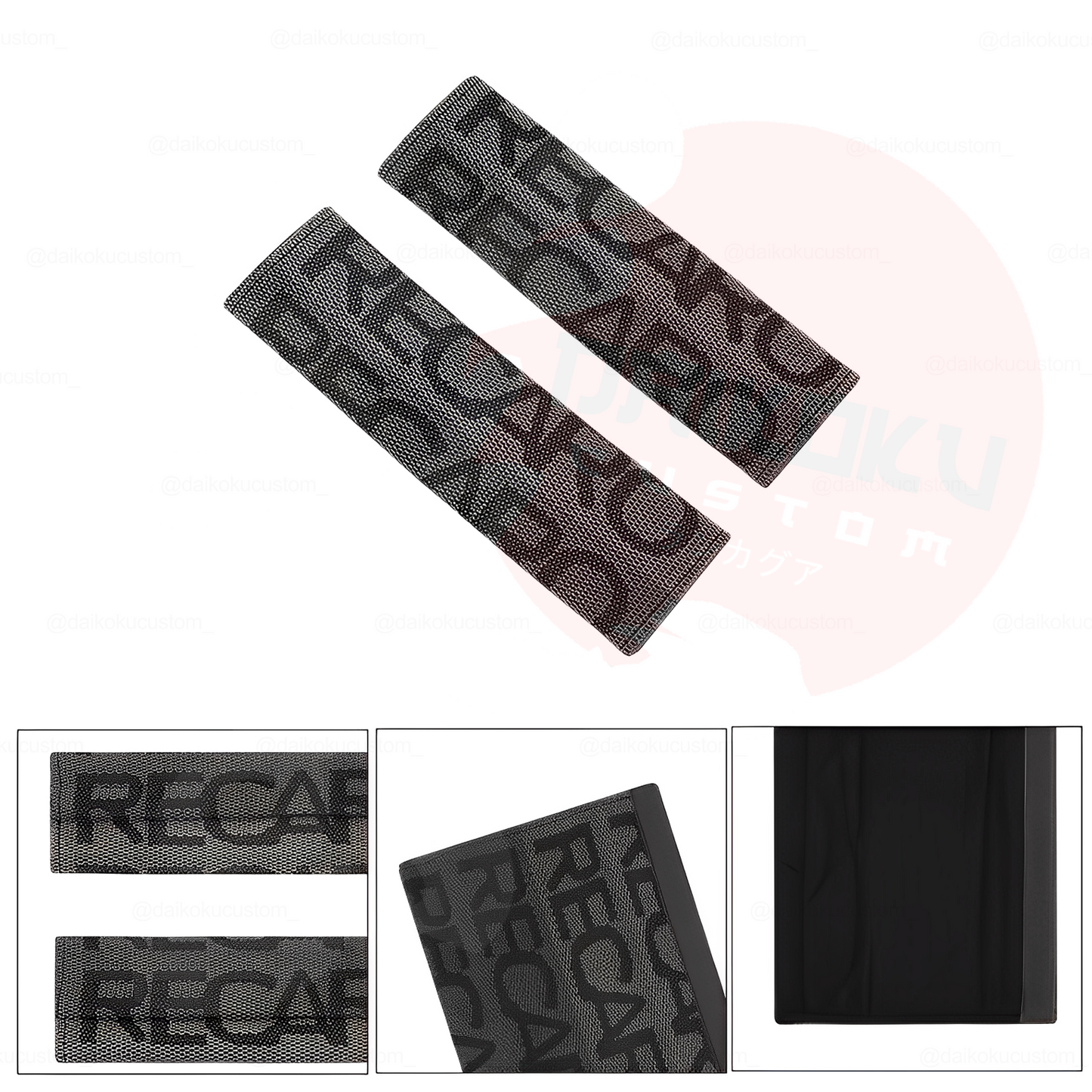 Cubre Cinturon Recaro Tela X2 (Par)