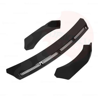 Lip 3 Piezas Parachoque Delg. Regulable Borde Color Malla Universal