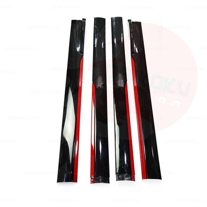 Lip Faldon X2 240cm 2 Piezas Universal Borde Rojo
