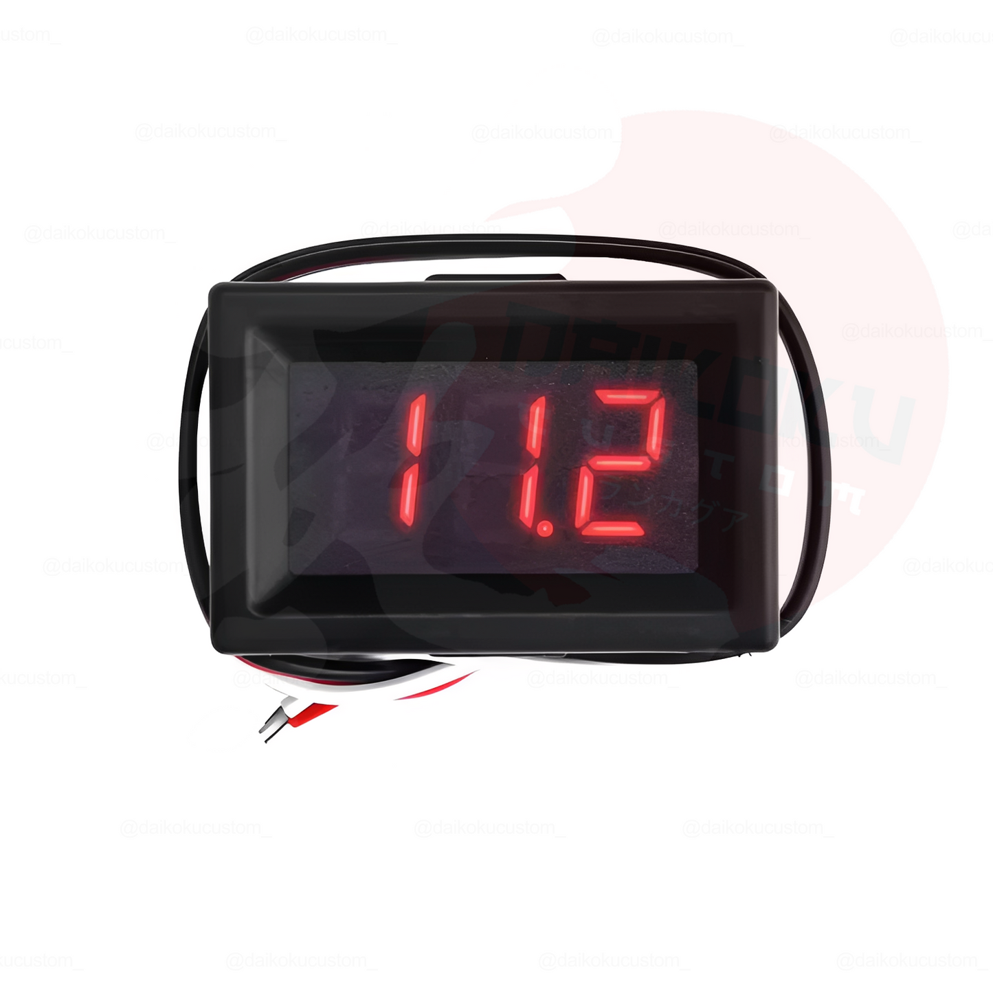 Voltimetro Medidor Led 0-30v Digital 3 Bit Embutido