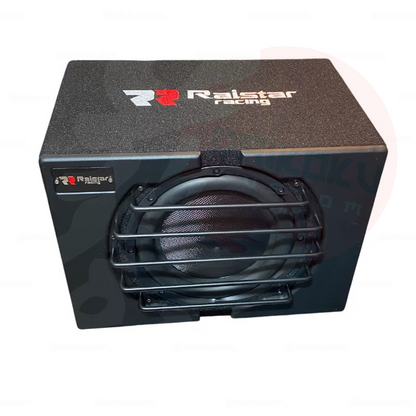 Subwoofer Amplificado 10" 1500w Cono Negro G-10 + Kit Cables