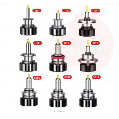 Kit Turboled Foco Lupa Canbus 360° 25000lm H7 H11