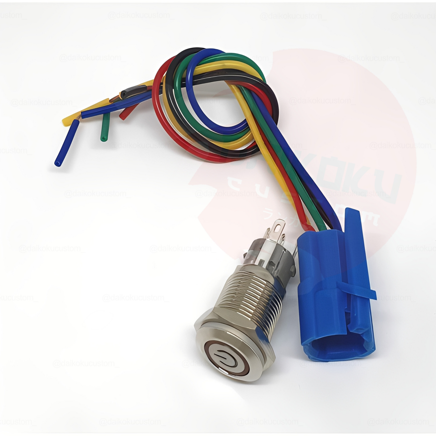 Boton Interruptor Led 5 Pin Universal Embutido H63-10