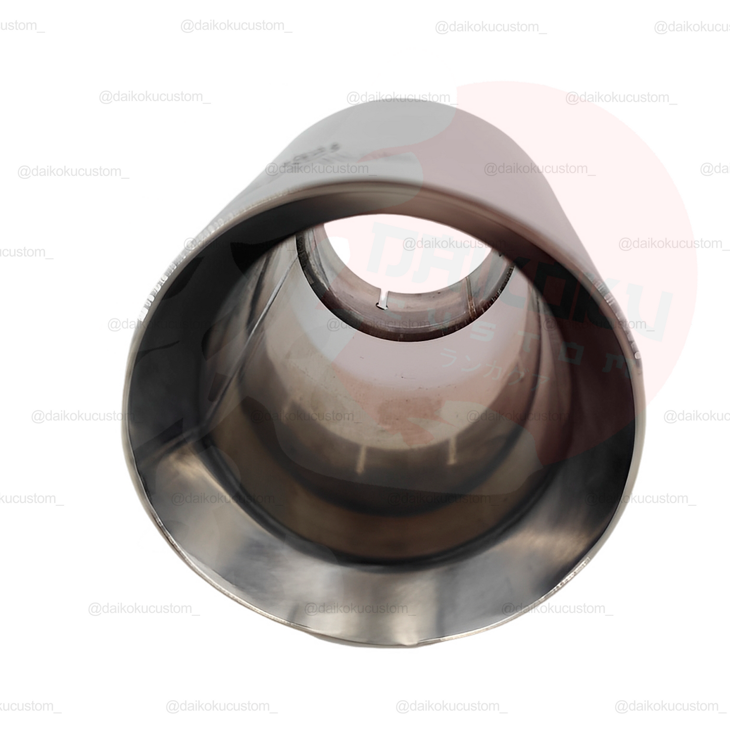 Cola Escape Remus Cromada Acero Inox 2.5" a 4" (Para Soldar)