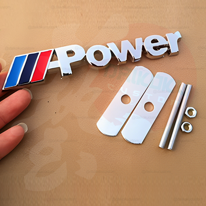 Emblema Apernado Frontal Power