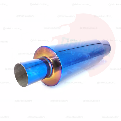 Escape Alto Flujo S/M 1 Salida 2.5" a 4" Azul Ionizado Completo