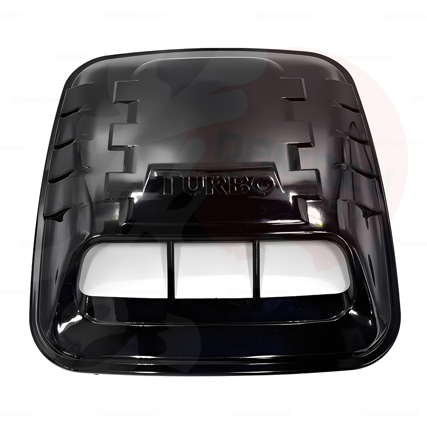 Toma Aire Capot Vent Turbo Negro Brillante