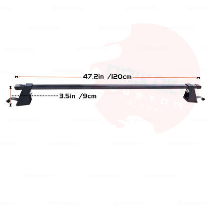 Barras Porta Equipaje Parrilla Ajustable Auto Techo Universal