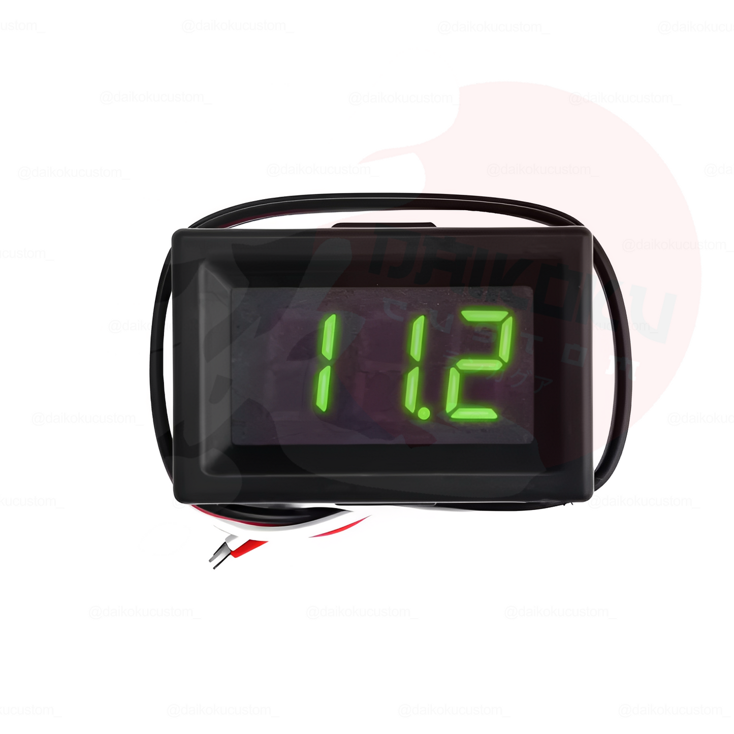 Voltimetro Medidor Led 0-30v Digital 3 Bit Embutido