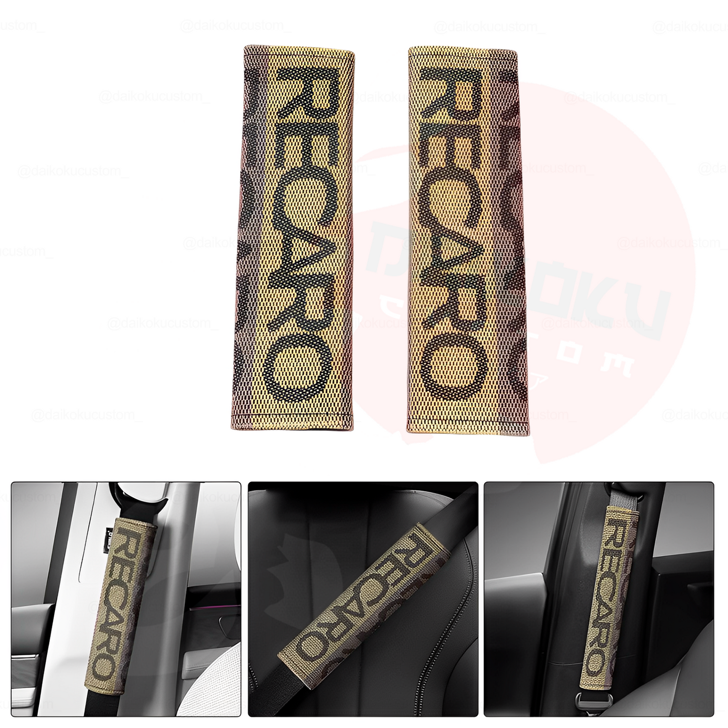 Cubre Cinturon Recaro Tela X2 (Par)