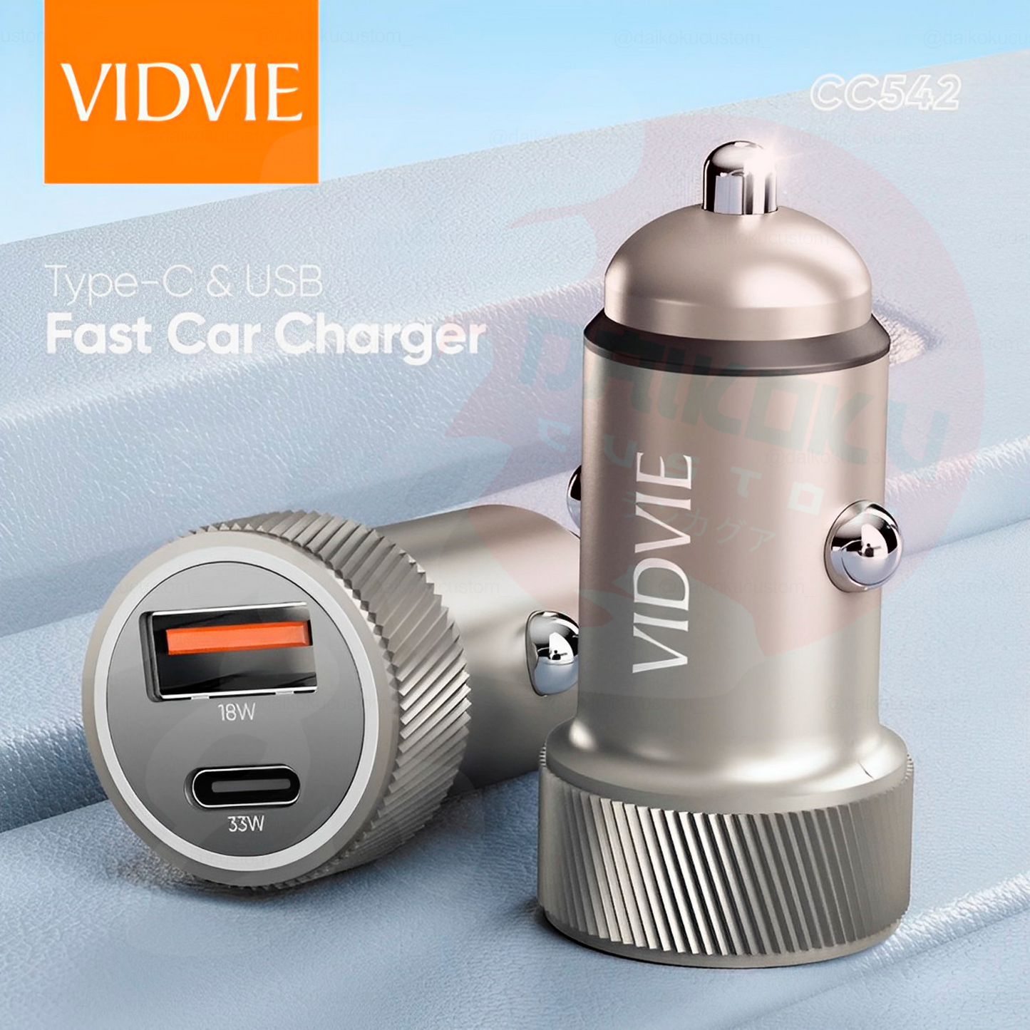 Cargador Celular Carga Rapida Pe 33w Vidvie Cc542 51134 51135