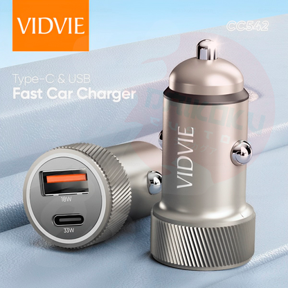 Cargador Celular Carga Rapida Pe 33w Vidvie Cc542 51134 51135