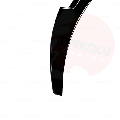 Aleron Lip Spoiler Plastico Abs Audi A4 Negro Brillante
