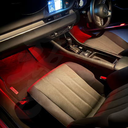 Luces Led Interior Piso Rgb + Control 48 Led