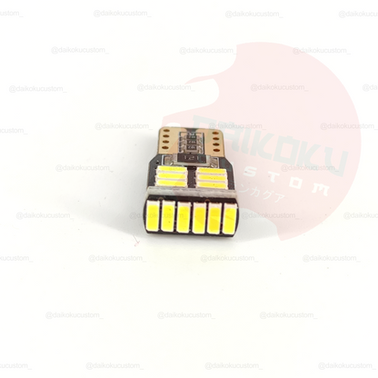 1 Ampolleta Led T10 4014 18 Led Canbus 12v Blanco