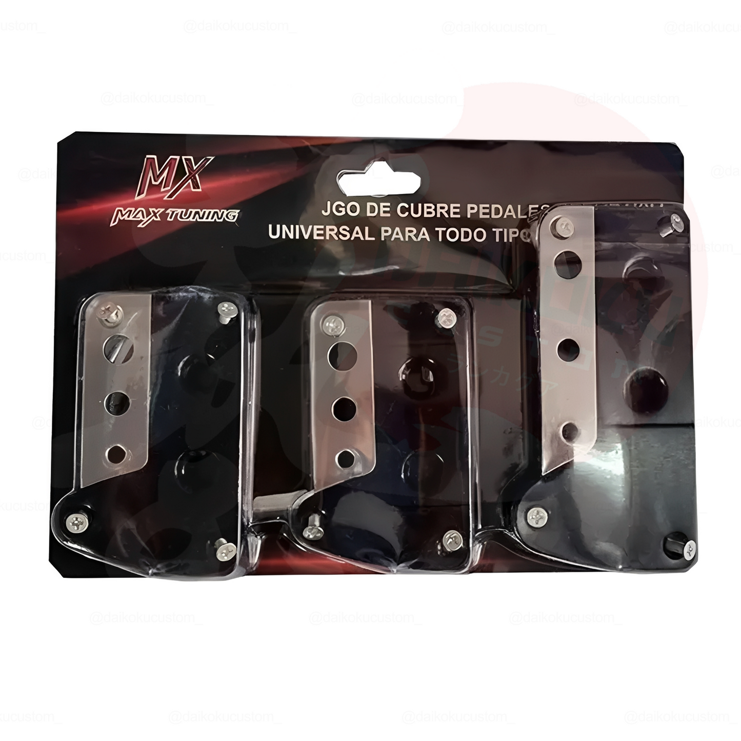 Cubre Pedales Eco M2 Cromados 2 Tonos