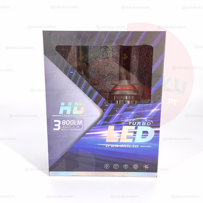 Turbo Led HD 9004 Hb1 9007 Canbus 3800lm
