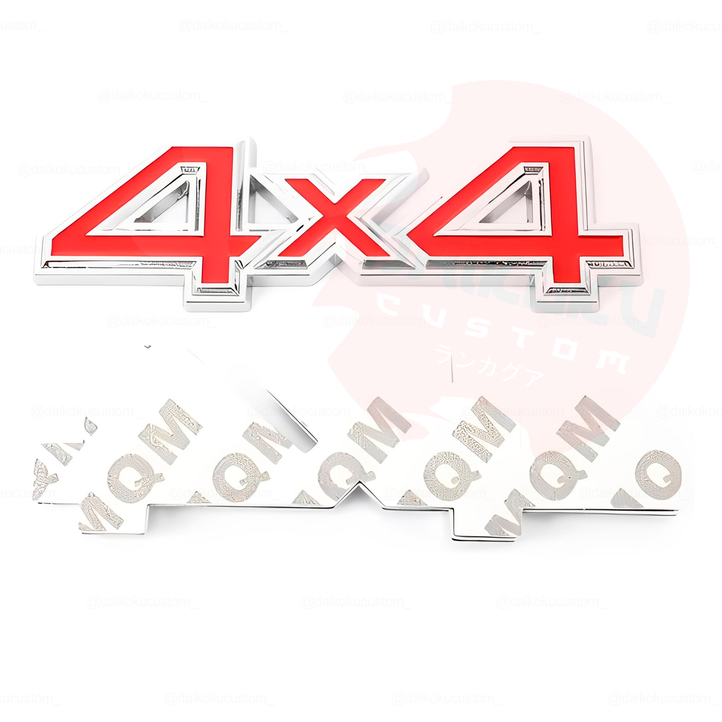 Emblema Adhesivo Trasero 4x4