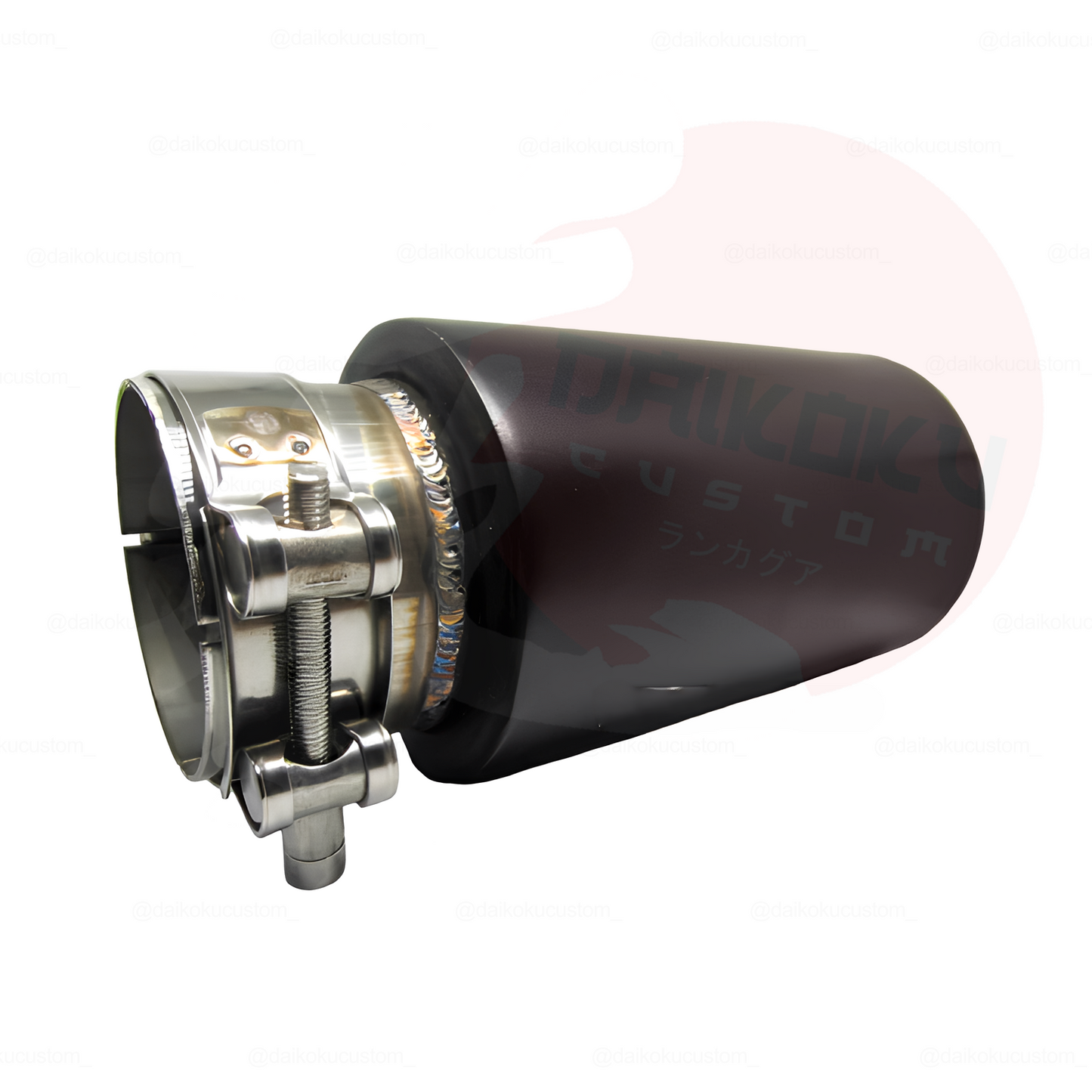 Cola Escape Remus Entrada 3" Salida 3” Negro Inoxidable