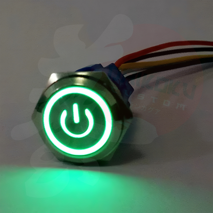 Boton Interruptor Led 5 Pin Universal Embutido H63-10
