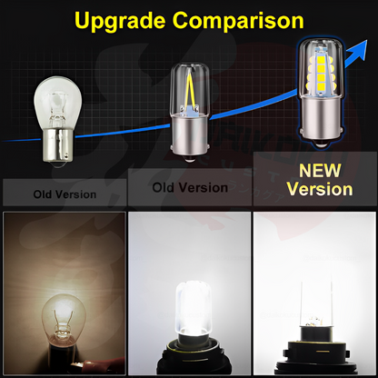 2 Ampolletas S25 16 Led H29-25b