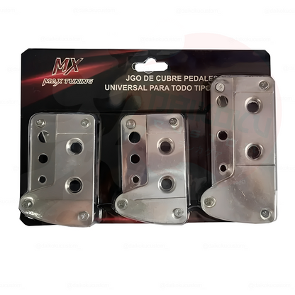 Cubre Pedales Eco M2 Cromados 2 Tonos