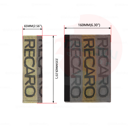 Cubre Cinturon Recaro Tela X2 (Par)