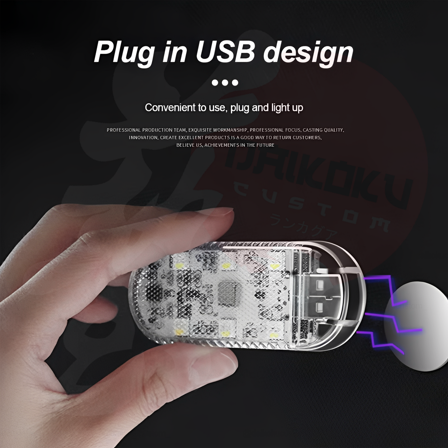 Luz Led Techo Usb Tactil Recargable + Iman Mod2