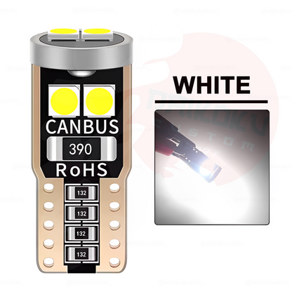 1 Ampolleta Led T10 De 6 Led Burbuja Canbus Colores