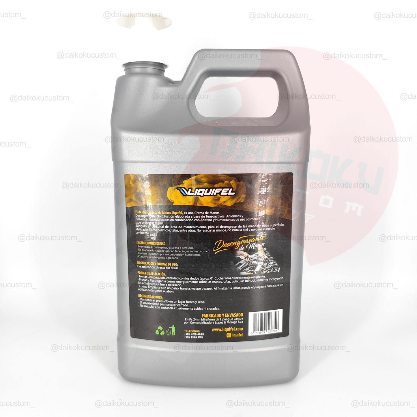 Jabon Mecanico Tipo Crema (No Caustica) 4 Litros Liquifel