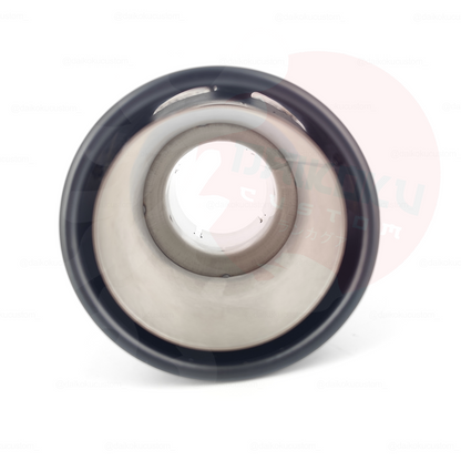 Cola Escape Remus Entrada 2.5" Salida 4” Negro Inoxidable