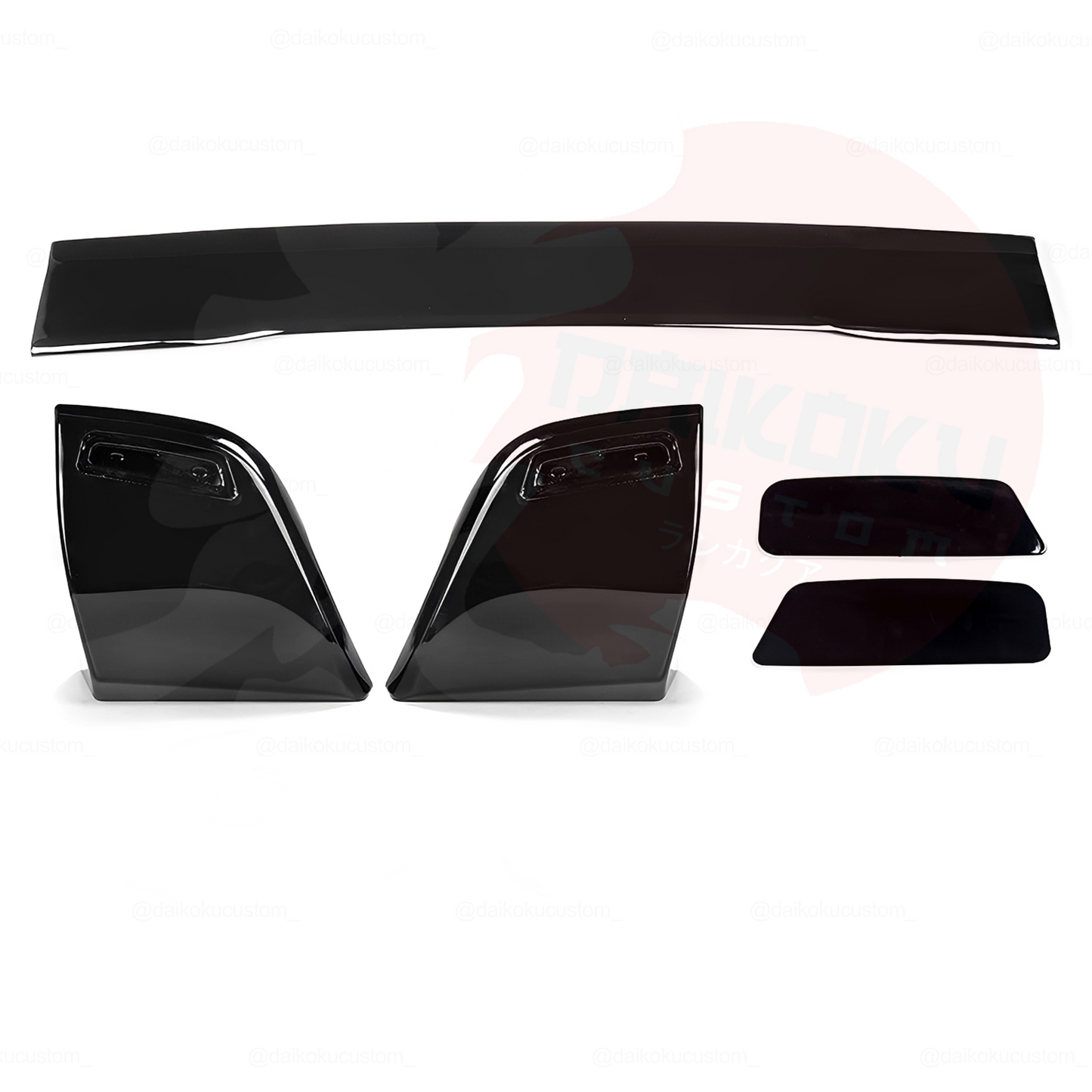 Aleron Spoiler Mitsubishi Lancer Evo 7 8 9 Glx Negro Brillante Plastico