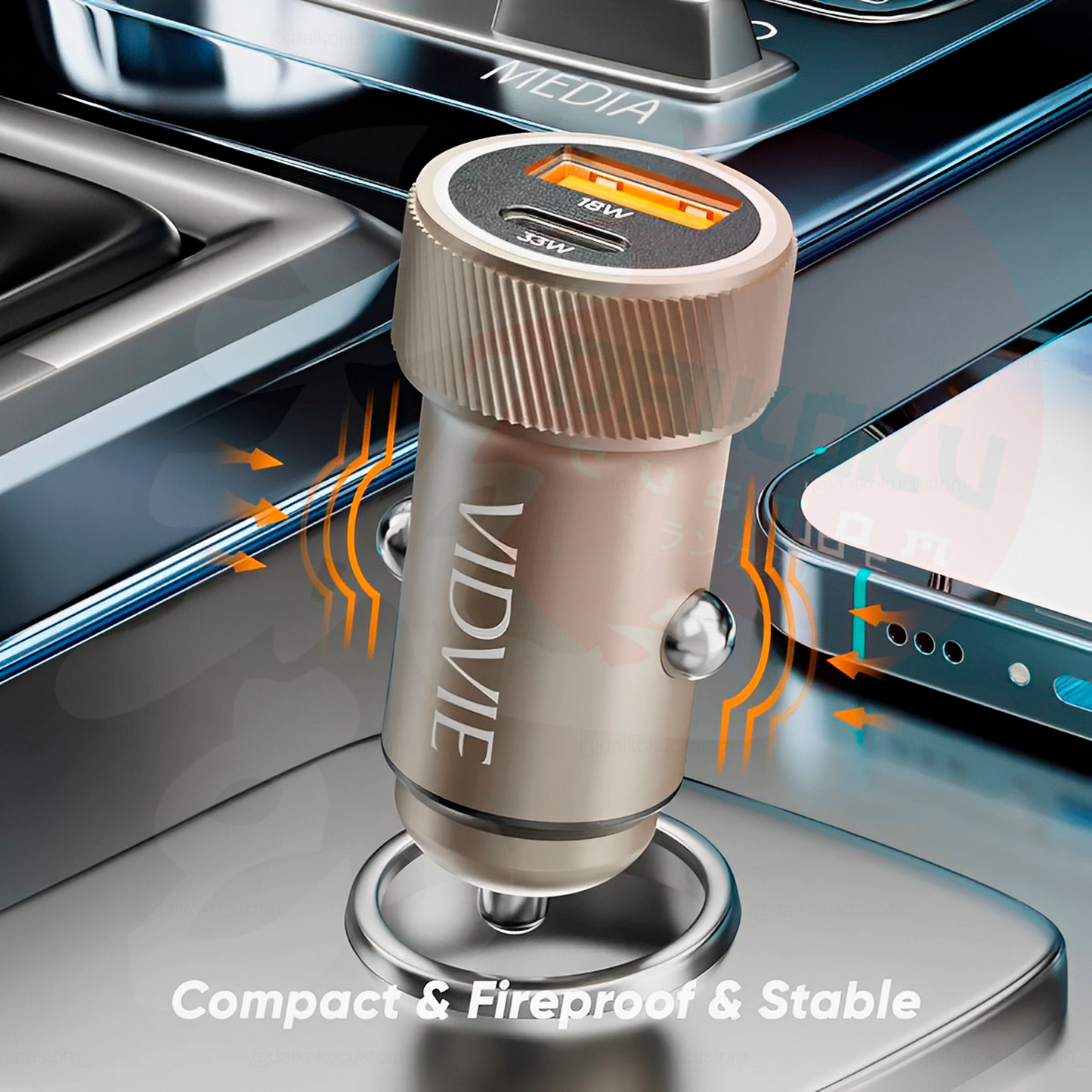 Cargador Celular Carga Rapida Pe 33w Vidvie Cc542 51134 51135