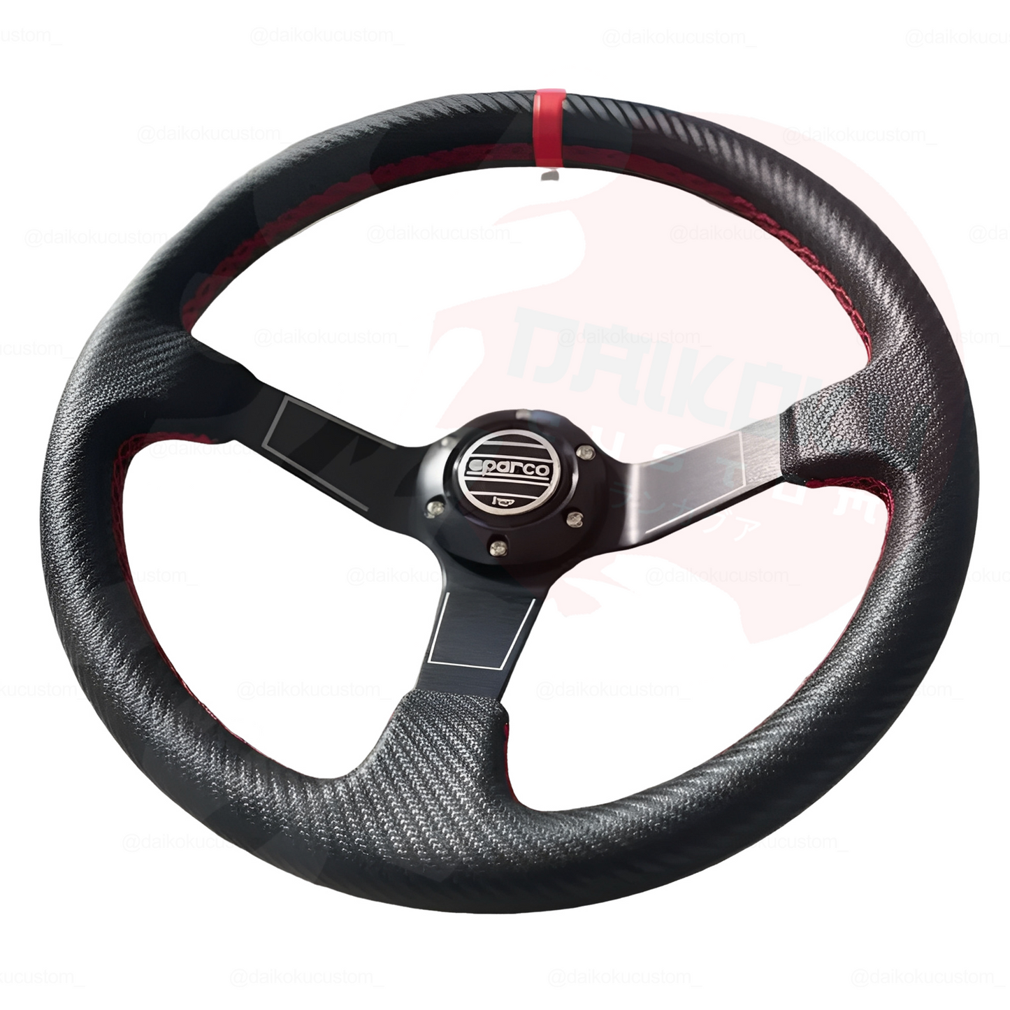 Volante Deportivo Eco Concavo Carbono 1 Linea Colores