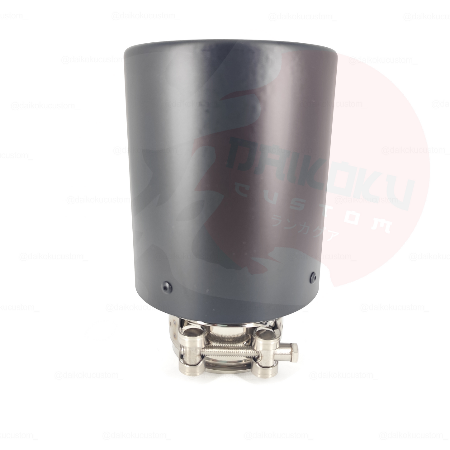 Cola Escape Remus Entrada 2.5" Salida 4” Negro Inoxidable