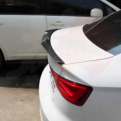 Aleron Lip Spoiler Plastico Abs Audi A4 Tipo Carbono