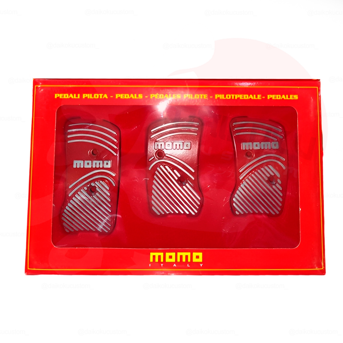 Cubre Pedales Momo Metalicos Diferentes Colores (H82-34)