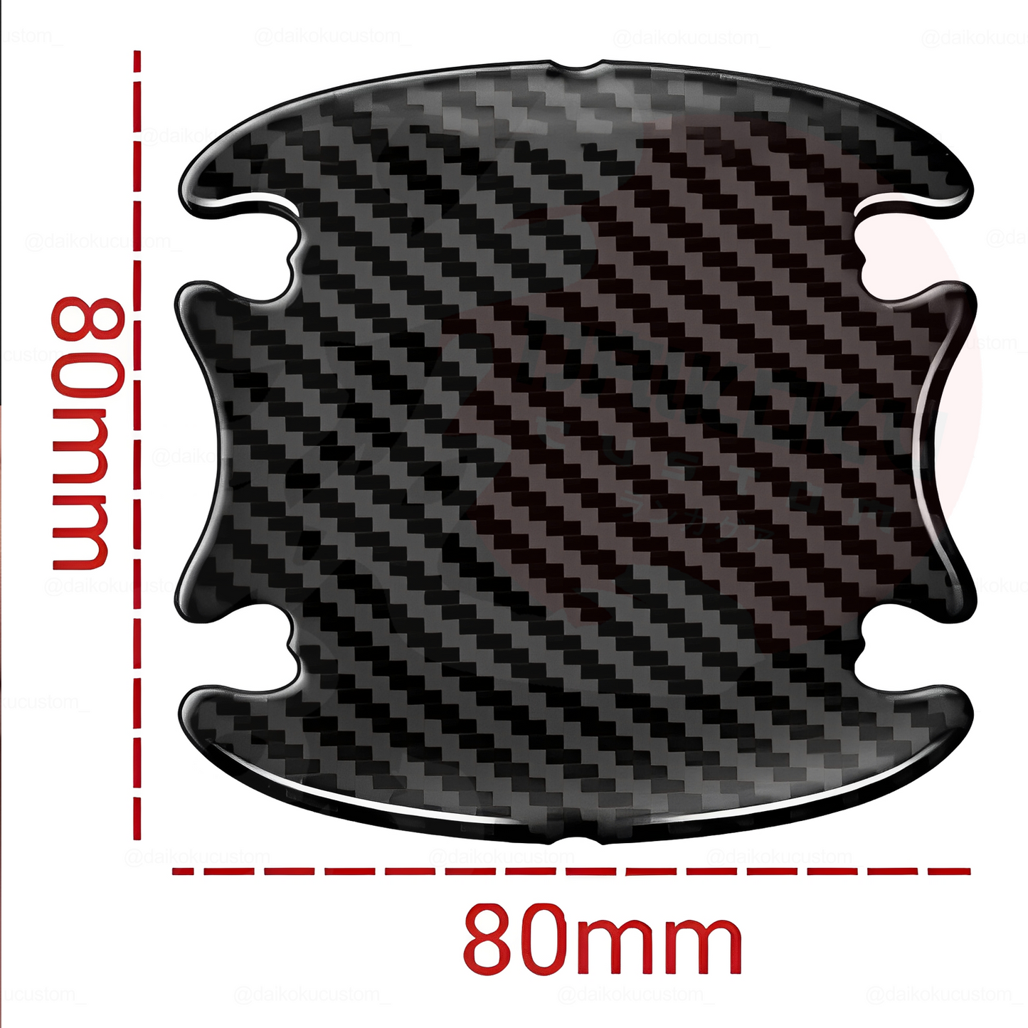 Protector Manilla Puerta Carbono Pro H86-19 4pcs Adhesivo